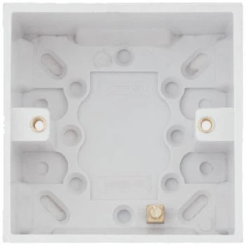 Selectric Square 1 Gang 47mm Surface Pattress Box