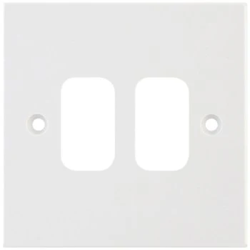 Selectric Square GRID360 2 Gang Faceplate