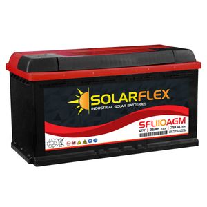 SOLARFLEX SFL110AGM INDUSTRIAL SOLAR BATTERY 12V 95AH