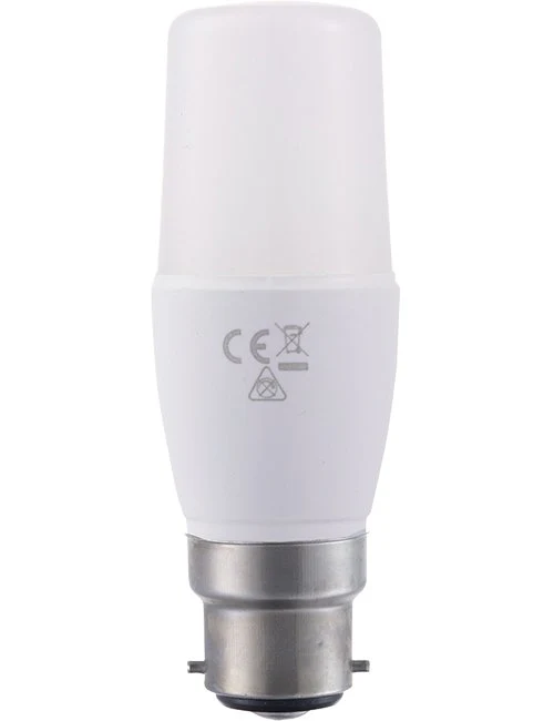 SPL LED Ba22d Stick T38x108mm 95-265V 640Lm 7W 3000K 830 270° AC Opal Non-Dimmable 3000K Non-Dimmable - L223864830