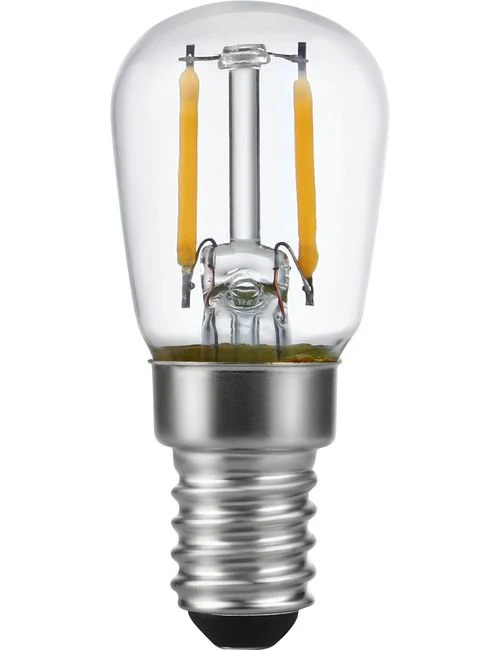 SPL LED E14 Filament Pygmy P26x60mm 230V 140Lm 1.5W 2500K 925 360° AC Clear Non-Dimmable 2500K - DISCONTINUED