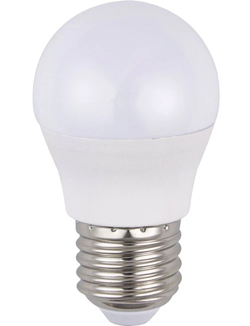 SPL LED E27 Ball G45x81mm 100-240V 400Lm 5W 3000K 830 160° AC/DC Opal Non-Dimmable 3000K Non-Dimmable - LB277240030