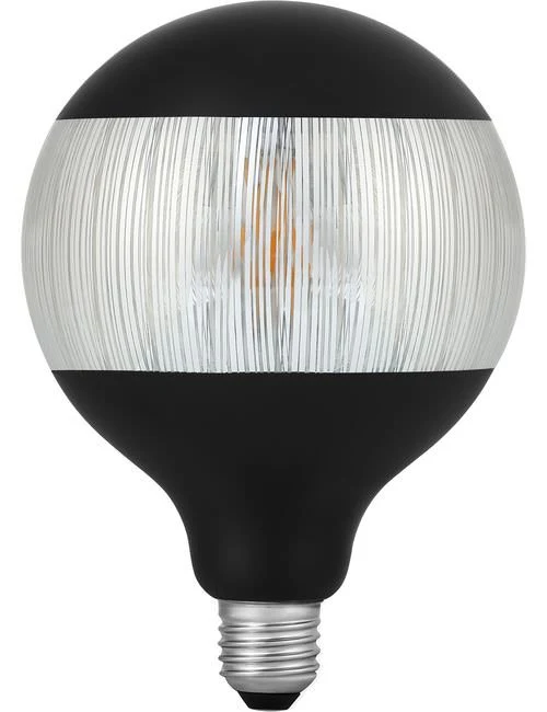 SPL LED E27 Fila Laser Stripe G125x180mm 230V 120Lm 4W 2500K 925 360° AC Black Silver Dimmable 2500K Dimmable - LF023825401