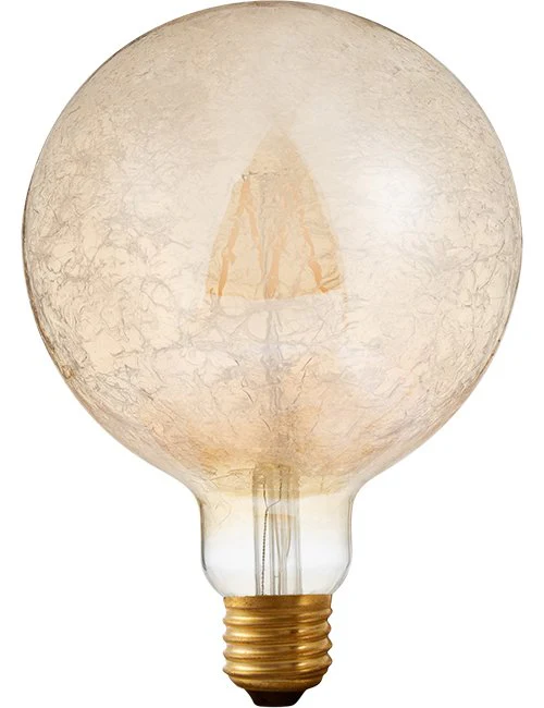 SPL LED E27 Filament Globe G125x180mm 230V 200Lm 4W 2000K 920 360° AC Ice Gold Dimmable 2000K Dimmable - DISCONTINUED