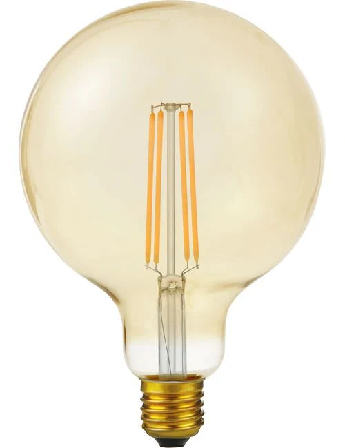 SPL LED E27 Filament Globe G125x180mm 230V 530Lm 7W 2200K 922 360° AC Gold Dimmbale 2200K Dimmable - LX023825675