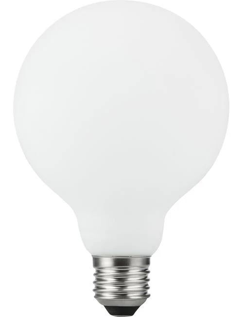 SPL LED E27 Filament Globe G95x135mm 230V 550Lm 55W 2500K 925 360° AC Matt White Dimmable 2500K Dimmable - LX023880688