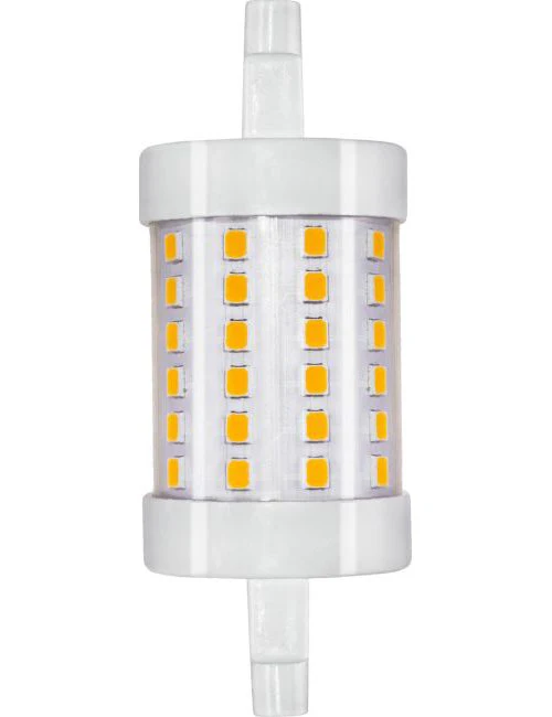 SPL LED R7s T29x78mm 230V 950Lm 8W 3000K 830 360° AC Clear Dimmable Aluminum 3000K Dimmable - L647800830
