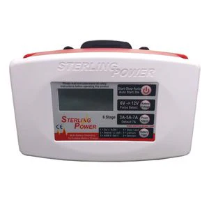 STERLING POWER 12V 7A ULTRA PORTABLE BATTERY CHARGER B127 - UK PLUG