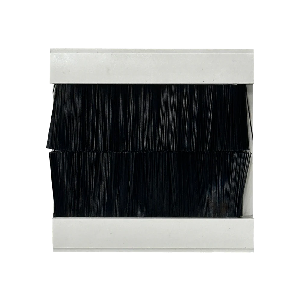 Caradok 50 X 50 Brush Plate White Surround Black Brushes