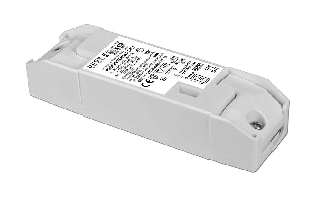 TCI 127490 - TCI PROFESSIONALE 38W LED Driver DALI dimmable, Multi Current 300-1050Ma