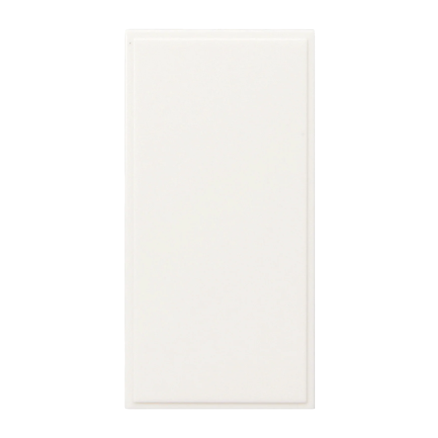 Caradok Blank Plate 25x50, White