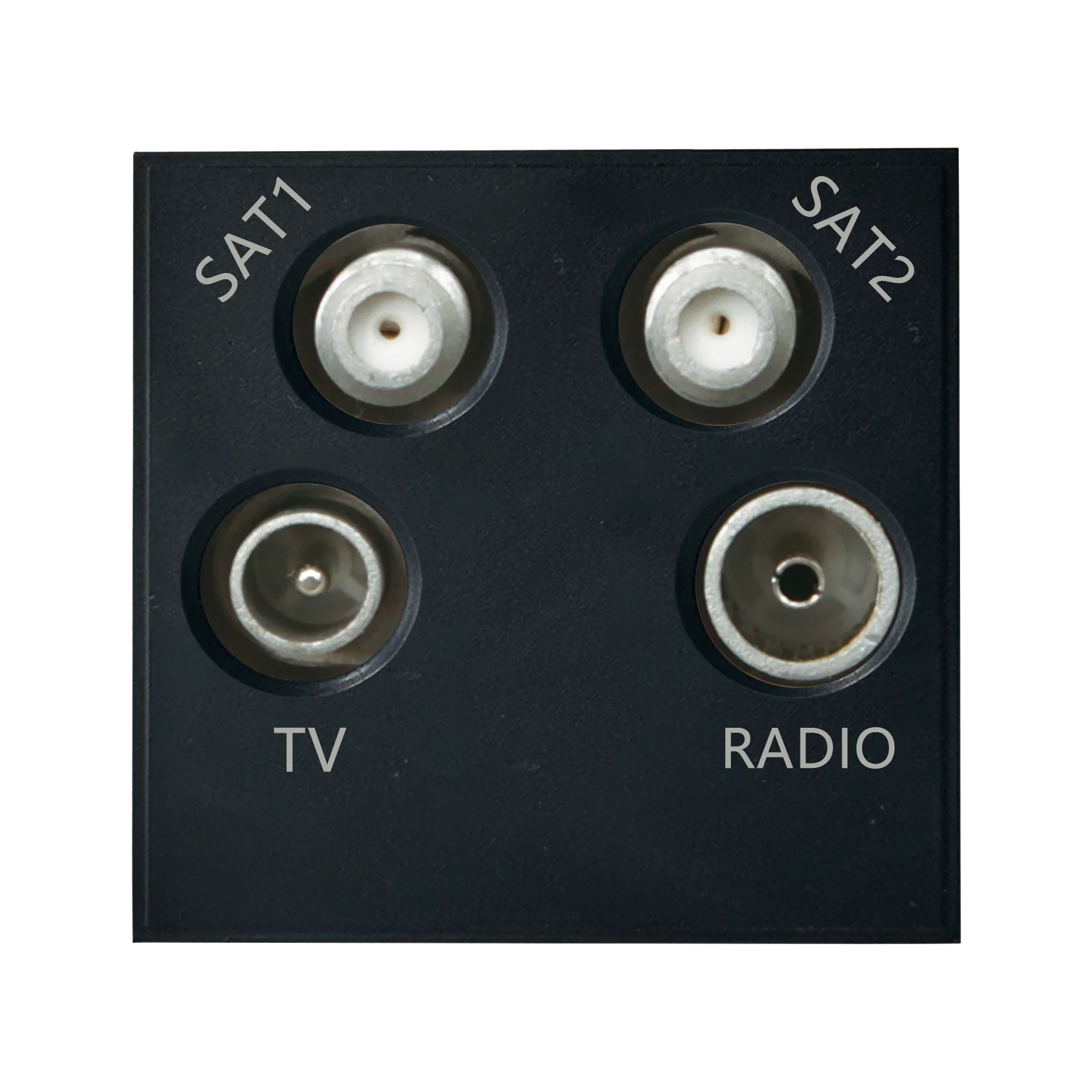 Caradok Satellite1 + Satellite2 + Radio + TV 50x50, Black