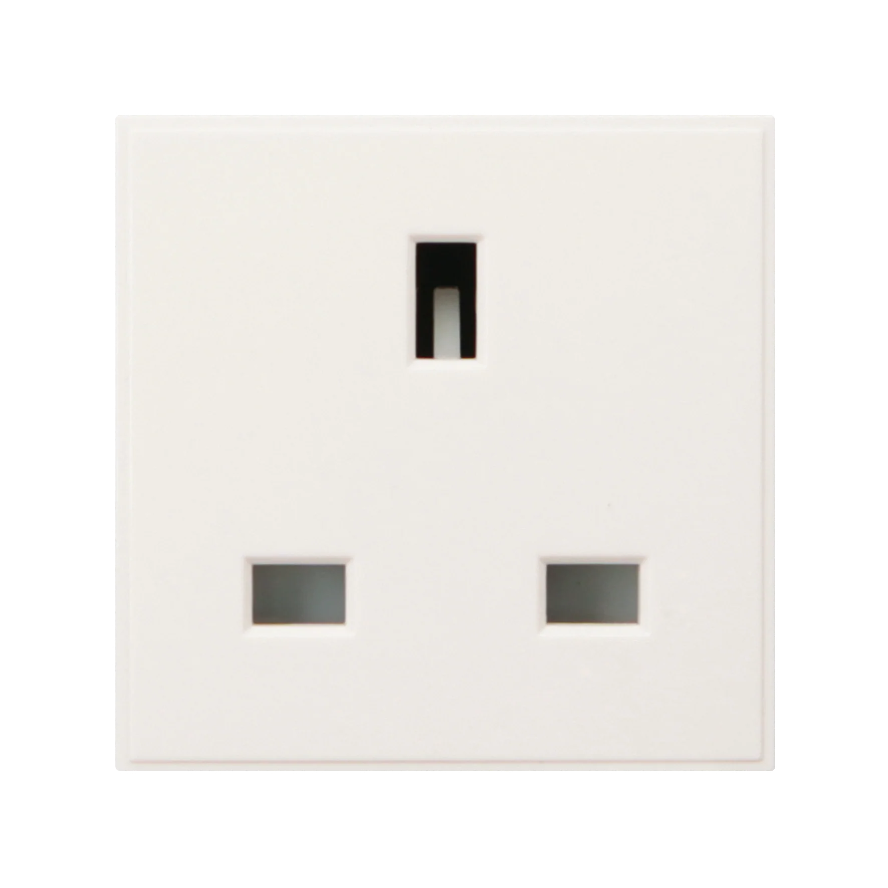 Caradok 13A Socket 50x50, White