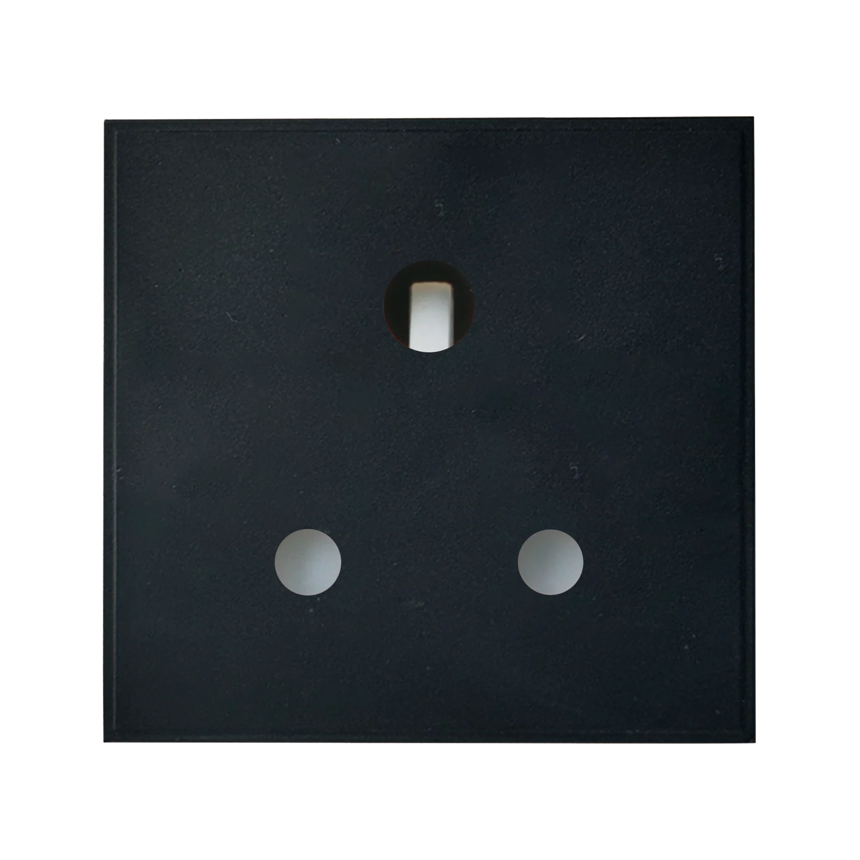 Caradok 5A Socket Round Pin 50x50, Black