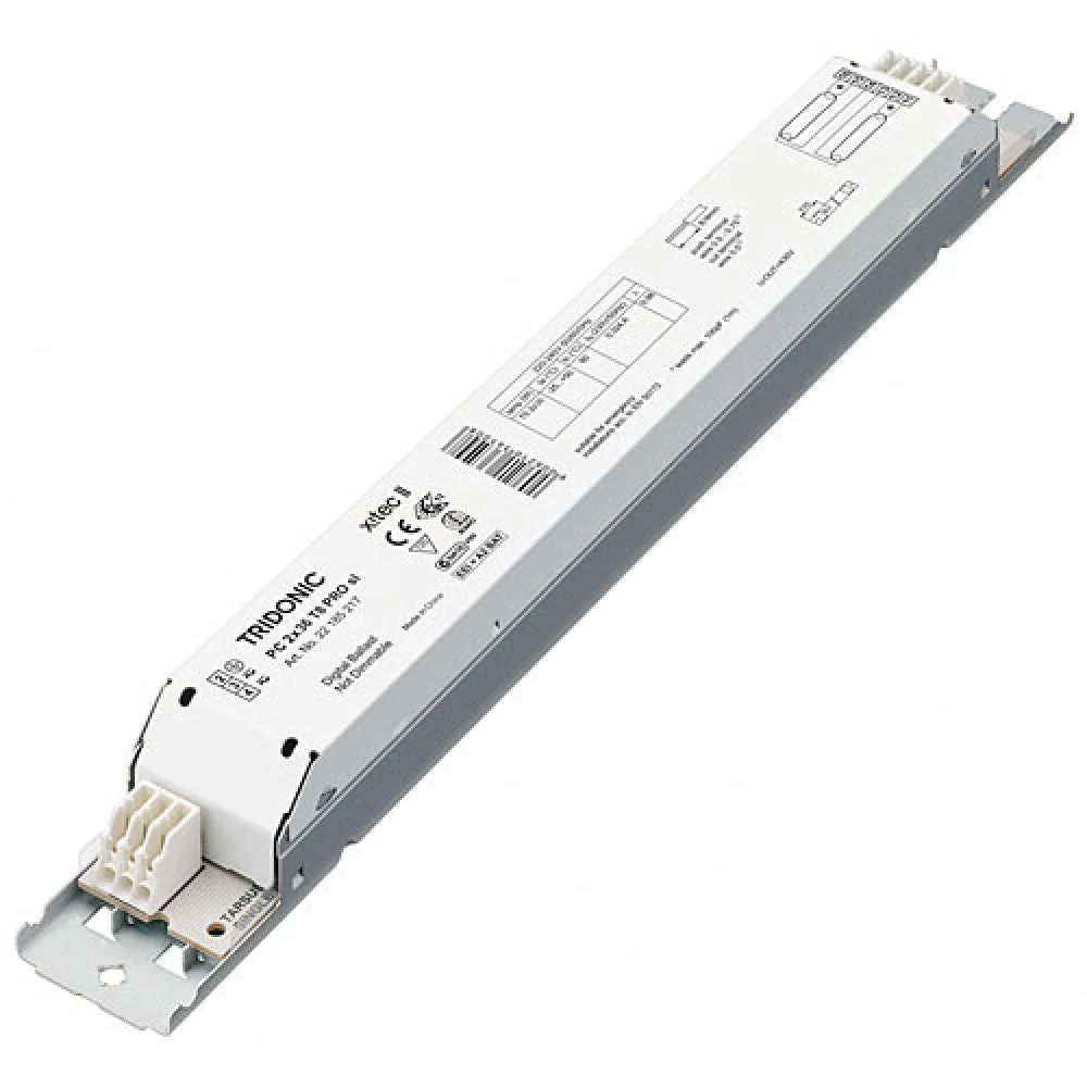 TRIDONIC - PC236T8PRO-TR Electronic 2 X 36w T8 220/240v 50/60/0hz - DISCONTINUED
