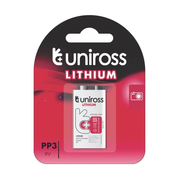 ULI9V1 UNIROSS 9V LITHIUM (C1) (CRV9) U9VL