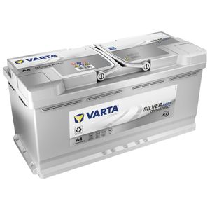 Varta A4 Silver Dynamic AGM 020 Car Battery 12V 105Ah (605901095)