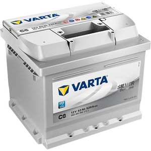 Varta C6 SILVER DYNAMIC CAR BATTERY 12V 52AH - TYPE 063 - 552 401 052