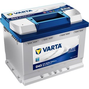 VARTA D43 BLUE DYNAMIC CAR BATTERY 12V 60AH (560127054) (078)