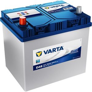 VARTA D48 BLUE DYNAMIC CAR BATTERY 12V 60AH (560411054) (005R)