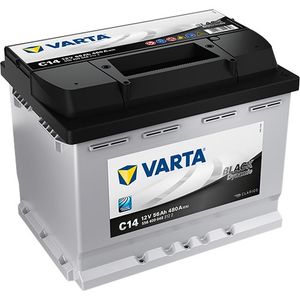 Varta TYPE 027 BLACK CAR BATTERY 12V 56AH (SHORT CODE: C14) DIN: 556 400 048)