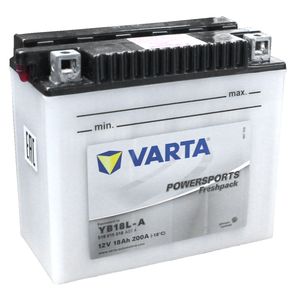 VARTA YB18L-A POWERSPORTS FRESHPACK MOTORCYCLE BATTERY 518 015 018