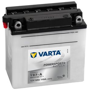 Varta YB7-A POWERSPORTS FRESHPACK MOTORCYCLE BATTERY 508 013 008