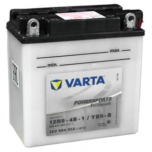 VARTA YB9-B POWERSPORTS FRESHPACK MOTORCYCLE BATTERY 509 014 009 (12N9-4B-1)