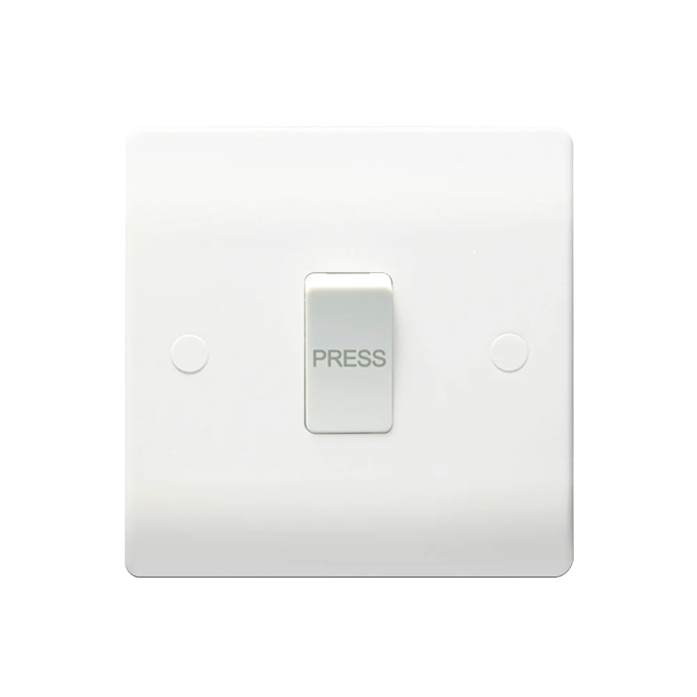 Caradok 10A Retractive Switch marked "PRESS"