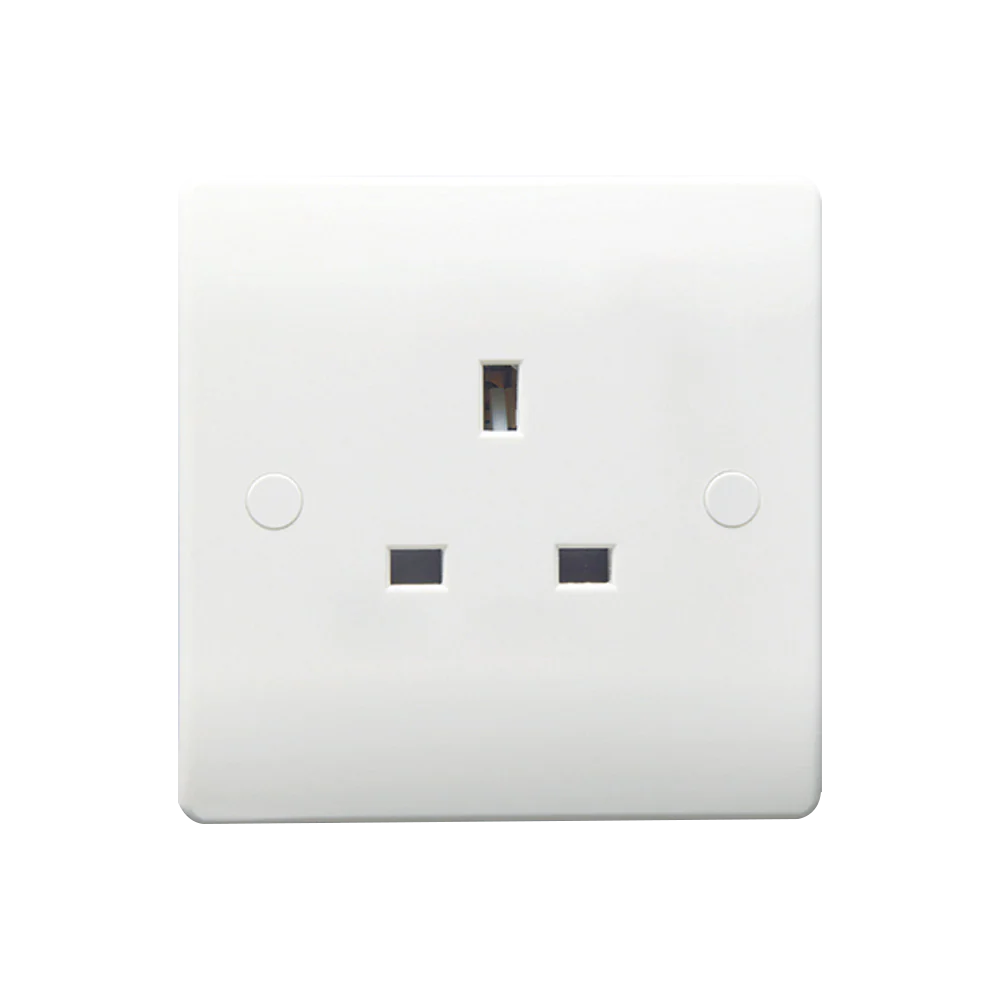 Caradok 1G 13A SP Unswitched Socket