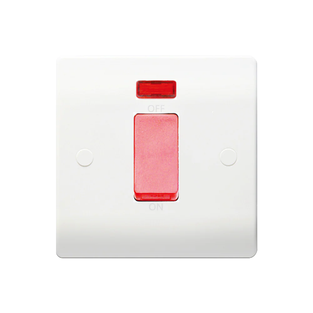Caradok 1G 45A DP Red Switch c/w Neon