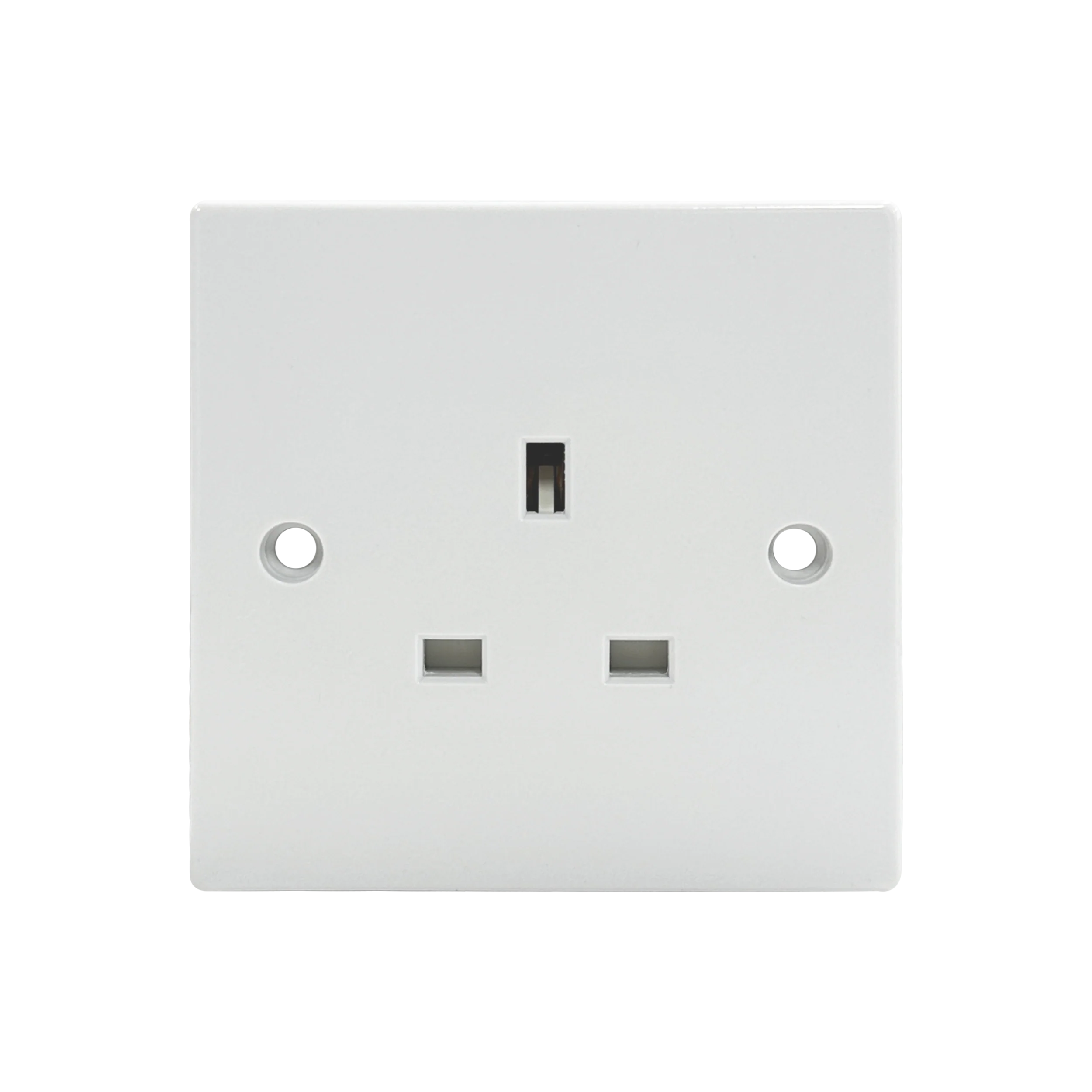 Caradok 1G Unswitched Socket Squared Edge
