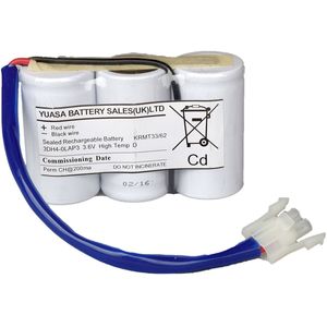 YUASA 3DH4-0LAP3 NICD EMERGENCY LIGHTING BATTERY 3.6V 4AH