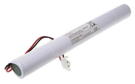 Yuasa 5DH4-0LA4 - Emergency Battery 5 Cell Stick with Leads & Amp
