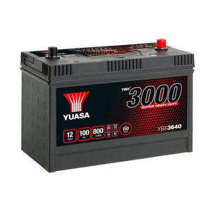YUASA 640HD YBX3 SHD CARGO SUPER HEAVY DUTY CAR BATTERY (C31-1000) YBX3640