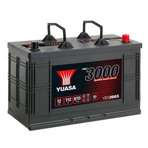 YUASA 665SHD YBX3 SHD CARGO SUPER HEAVY DUTY BATTERY 12V 115AH YBX3665