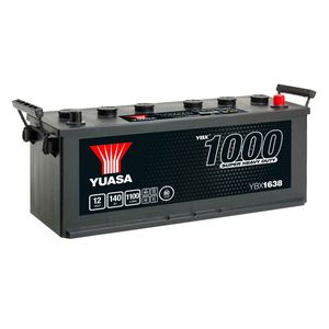 Yuasa Commercial Vehicle 638HD YBX1 SHD CARGO SUPER HEAVY DUTY BATTERY 12V 140AH YBX1638