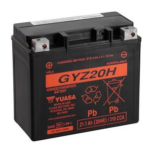 Yuasa GYZ20H HIGH PERFORMANCE MF MOTORCYCLE BATTERY