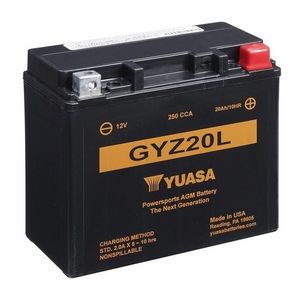 YUASA GYZ20L HIGH PERFORMANCE MF MOTORCYCLE BATTERY