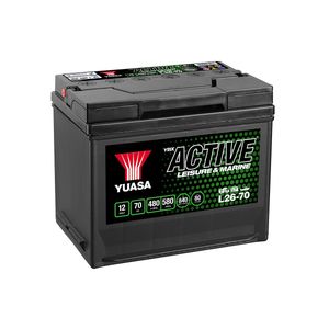 YUASA L26-70 ACTIVE LEISURE MARINE BATTERY 12V 70AH