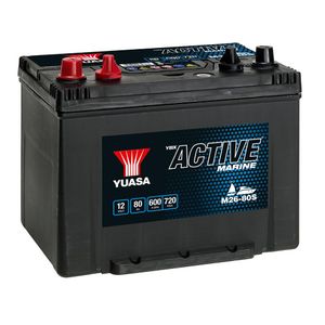 YUASA M26-80S ACTIVE MARINE BATTERY 12V 80AH