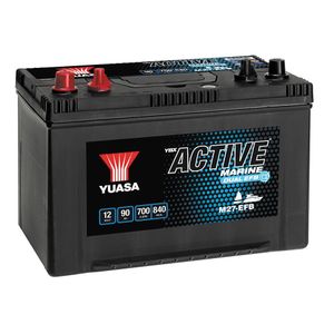 YUASA M27-EFB ACTIVE MARINE BATTERY 12V 90AH