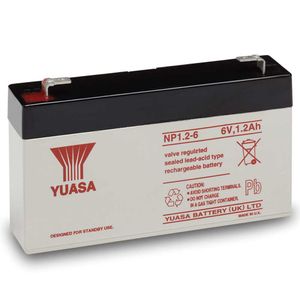 Yuasa  NP1.2-6 NP-VRLA / AGM BATTERY