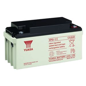 YUASA NP65-12 NP-VRLA VALVE REGULATED LEAD ACID BATTERY 12V 65AH