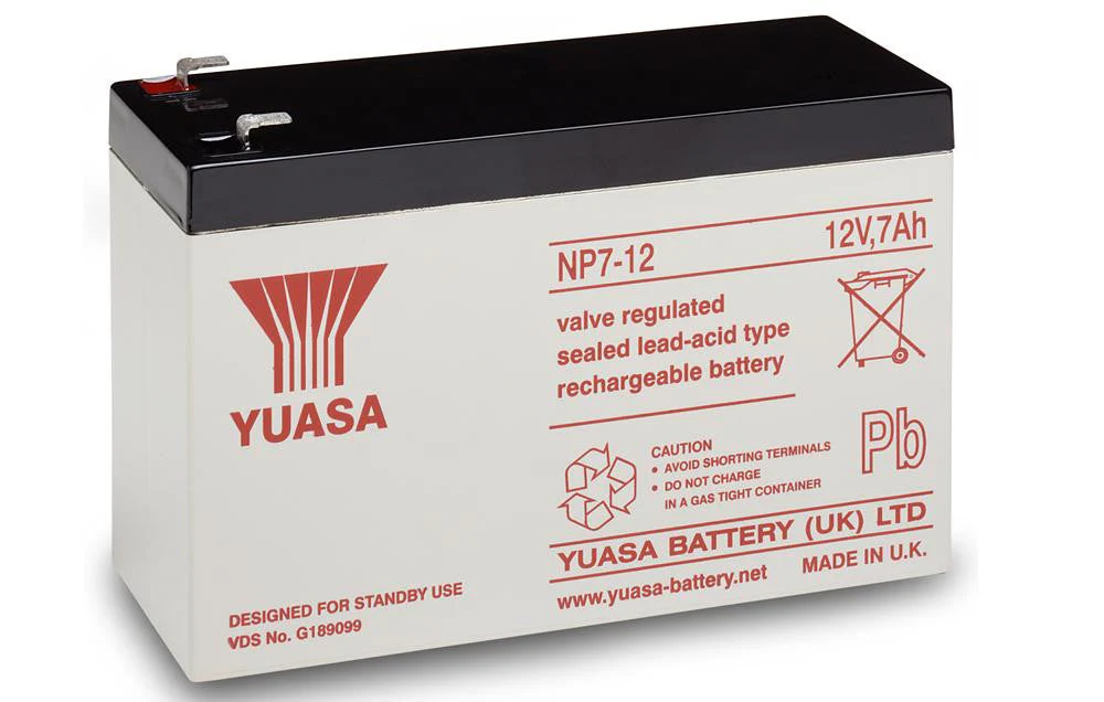 Yuasa NP7-12 12v 7ah Battery