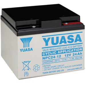 YUASA NPC24-12 GOLF BATTERY WITH TORBERRY LEAD