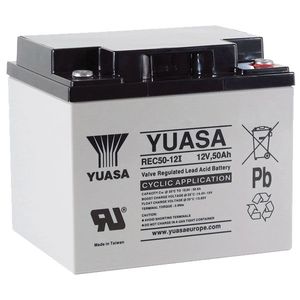 YUASA REC50-12 REC-VRLA 12V 50AH CYCLIC AGM DEEP CYCLE BATTERY