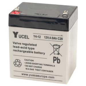 YUASA Y4-12 VALVE REGULATED LEAD ACID BATTERY