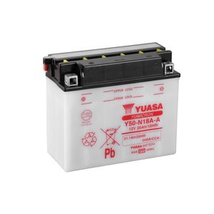 YUASA Y50-N18A-A YUMICRON MOTORCYCLE BATTERY