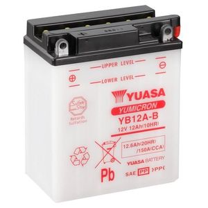 Yuasa YB12A-B YUMICRON MOTORCYCLE BATTERY